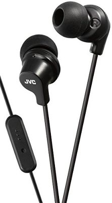 JVC HA-FR15-B-E In-ear hoofdtelefoon met afstandsbediening/microfoon, zwart