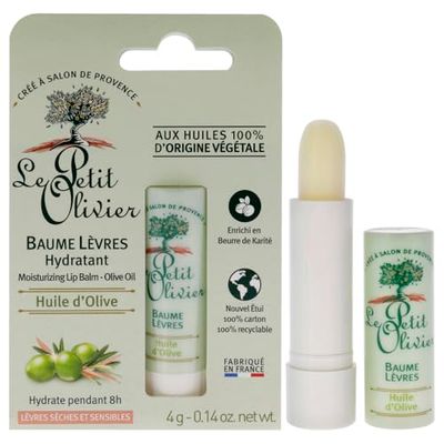 Moisturising Lip Balm Stick - Argan Oil Le Petit Olivier for Women 0.14 oz Lip Balm