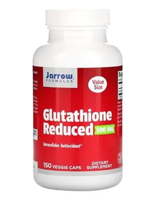 Jarrow Formulas Glutathion Réduit 500mg - 150 Vcaps - Antioxydant Puissant - Complément Alimentaire de Qualité Supérieure