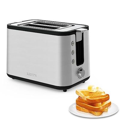 Krups Control Broodrooster KH442D, opknap- ontdooifunctie, 6 roosterinstellingen, 2 sleuven, 720W