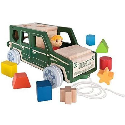 Eichhorn 100002080 Eh - Coche con Bloques de construcción, Multicolor