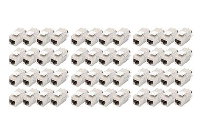 Digitus Keystone module Cat-6A Shielded - 48 pieces - RJ45 socket - 500 MHz 10GBase-T - AWG 26-22 - Design compatible - With cable tie - Tool-free installation