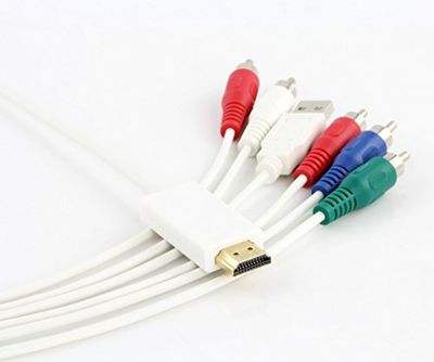 Techly ICOC HDMI-YPBU video-kabeladapter 1 m, wit, HDMI, 6,75 Gbit/s, 0-70 °C)