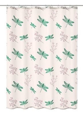 Kleine Wolke Scarlett douchegordijn, 100% polyester, smaragd, 180x200 cm