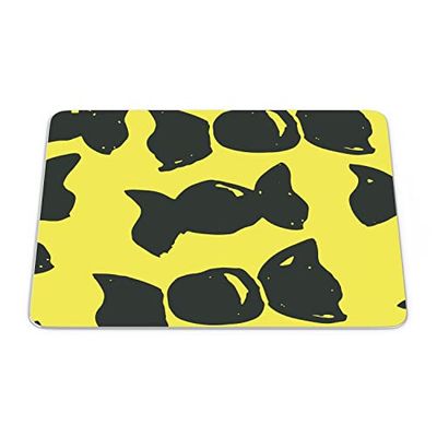 Questo Casa, Tapis de Souris rectangulaire avec Impression numérique - Antidérapant - pour Bureau et Maison - 22 x 18 cm