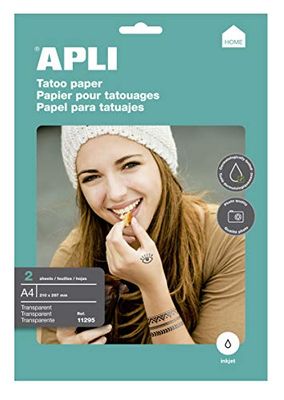 APLI Inkjet Tattoo Printing Paper A4 2 Sheets