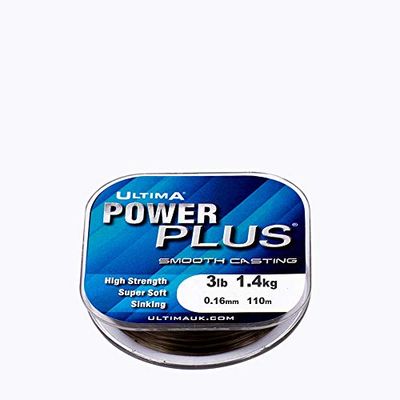 Power Plus Unisexs 110 m spole, mörk oliv, 110 m – 0,16 mm – 1,4 kg