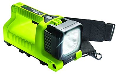 PELI 9415Z0 Oplaadbare Explosiebestendige LED Lantaarn, ATEX Zone 0 Veiligheid Goedgekeurd, Bewezen Premium Kwaliteit voor Brandweer en Industrieel Gebruik, IPX4 Waterbestendig, 530 Lumen, Kleur: Geel