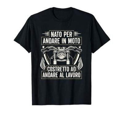Papà Motociclista Idea Regalo Moto Divertente Motociclismo Maglietta