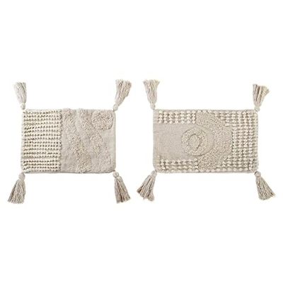 DKD Home Decor Funda de cojín, Algodón Poliéster, Estándar