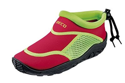 Beco Surf Scarpe da spiaggia per bambini, Rosso/Verde, 33, 92171-58
