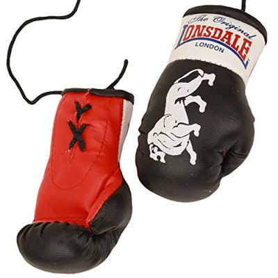 Lonsdale Mini boxningshandskar Werbeartikel Män, svart, S