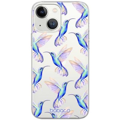 ERT GROUP etui na telefon Iphone 13, case oryginalny i oficjalnie licencjonowany przez Babaco, wzór Hummingbird 002, optymalnie dopasowane, plecki z TPU częściowo przeźroczyste