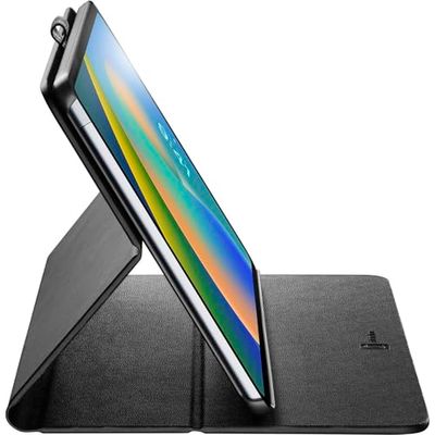 Cellularline - Folio - iPad Pro 11'' (2022) / (2021) / (2020) - Custodia per Tablet con Funzione Stand con 3 livelli di Inclinazione - Protezione Angoli - Compatibile con Sleep Mode - Nero