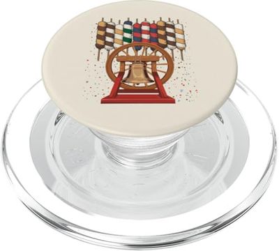 Bell Ringing Idea For Women Campanology Church Bell Ringer PopSockets PopGrip for MagSafe