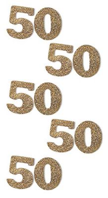 Rössler 9007-160 3-D Glitter Sticker - Gold (Pack of 5)