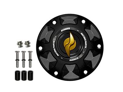 Accossato Tapón de gasolina con trinquete dorado para Triumph Speed Triple (1050cc) 2008