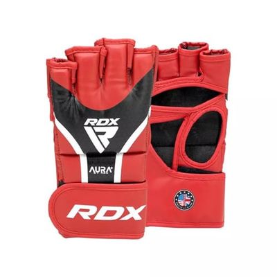 RDX Guanti da grappling Aura Plus T-17 (Rosso, S)