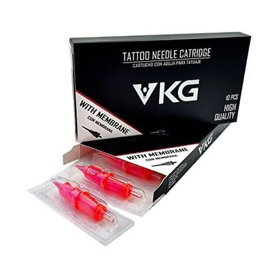 VKG USA - 7 ROUND LINER (0.20mm) - Cartuchos estériles y desechables para tatuajes - Caja 10ud