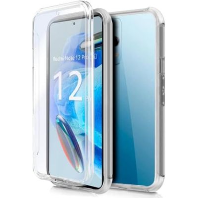 Custodia Cool Silicone 3D per Xiaomi Redmi Note 12 Pro 5G (trasparente anteriore + posteriore)