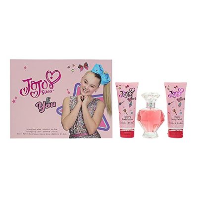 JoJo Siwa Be You Gift Set 100ml EDP + Body Wash + Body Lotion