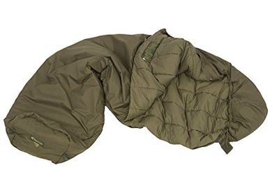 Carinthia Tropen 200 militaire slaapzak voor de zomer, tactisch, compact en ultralicht, met muggennet, olijfgroen (L)