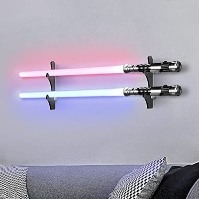 TOPNEW Support mural en acrylique pour sabre laser, sabre laser (noir)
