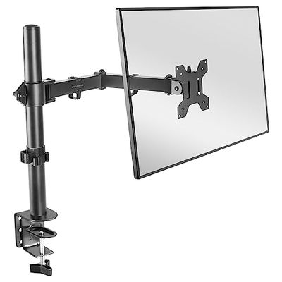 Mars Gaming MARM1 Zwart, Monitorarmsteun voor Schermen tot 32", Articulerend en in Hoogte Verstelbaar, Stevig Frame, VESA75 en VESA100 Compatibel