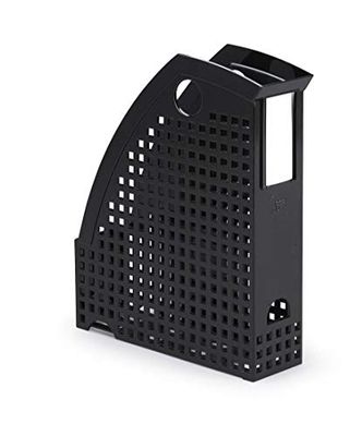 Durable 1701625060 Fichier Magazine Tendance pour Magazines Et Brochures, 6 Pièces, Noir