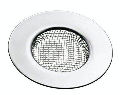 Kitchen Craft Filtro de lavatório de aço inoxidável, 7,5 cm