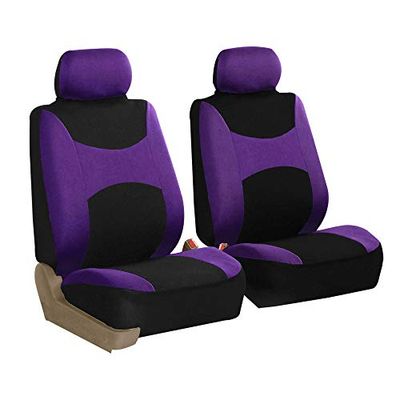 FH GROUP FB030PURPLE102 - Fundas de Asiento de automóvil, Ajuste Universal, Ligeras y Frescas, Color Morado, se adaptan a la mayoría de automóviles, SUV y Camiones
