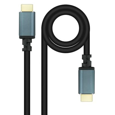 VoltShine 5 m HDMI 2.1-kabel, 8 K, A/M-A/M, svart, 5 m, idealisk för anslutning av HD-enheter, högkvalitativ ljud-/videoströmning.