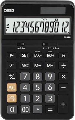 DESQ® Calcolatrice, scuola, display a 2 righe, 10 cifre, OP, ./.R, < >
