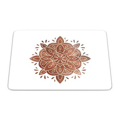 Bonamaison, Tapis de Souris Rectangle Imprimé Numériquement, Fond Antidérapant, pour Bureau et Maison, Taille: 22x18cm