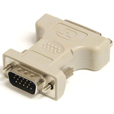 StarTech.com Adaptador Conversor para Monitor de Ordenador DVI-I a VGA - DVI-I Hembra - HD15 Macho - Blanco