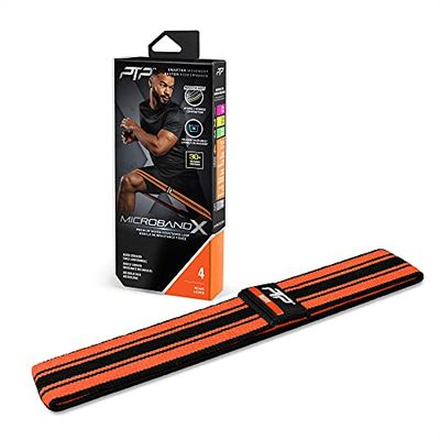 PTP Microband X 2.0 Banda de Fitness, Unisex-Adultos, Naranja, Talla estándar