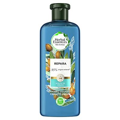 Herbal Essences bio:renew champô reparação, óleo de argão de Marrocos 400 ml, com ph neutro e ingredientes naturais