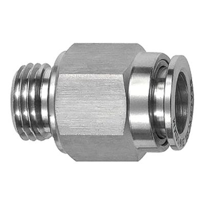 RIEGLER 135073-844.012-14 ES rak skruvskruv G 1/2 a., slangutsida-Ø14, ES 1,4404, 1 st.