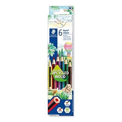 Staedtler 185 C6 - Noris Farbstifte mit 6 sortierten Farben