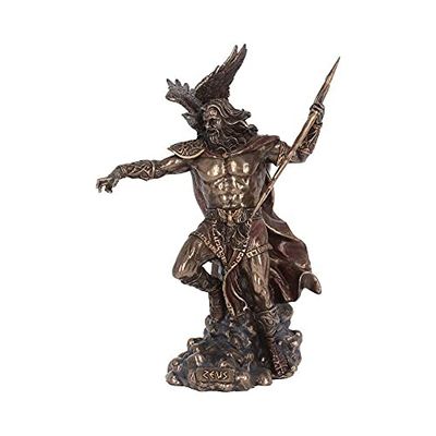 Nemesis Now Zeus - Figura decorativa (36 cm, 28 cm), cor bronze