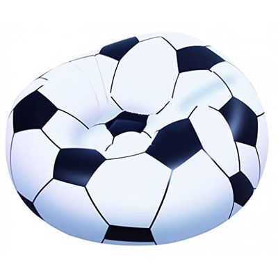 Bestway 75010 Poltrona gonfiabile pallone da calcio, 6 anni+