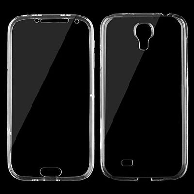 Carcasa de telefono for Galaxy S4 / i9500 0.75mm Funda Protectora de TPU Transparente Ultrafina de Doble Cara (Transparente) (Color : Transparent)