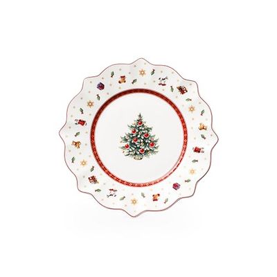 Villeroy & Boch Salada, porcelana, branco/multicolorido, prato de pequeno-almoço