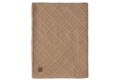 Jollein Manta de Punto para bebé, Forro Polar, 75 x 100 cm, 60% algodón, 40% acrílico, Interior 100% poliéster, para Cuna, 2,0 TOG, Certificado Öko-Tex, patrón de Punto