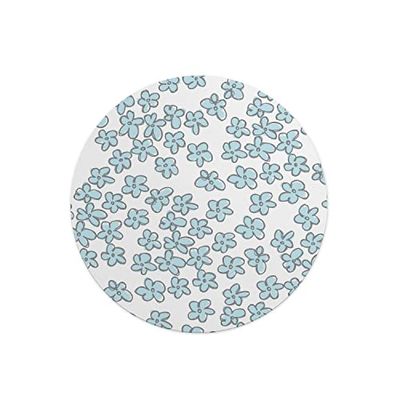 Questo Casa, Ronde digitaal bedrukte muismat, antislip onderkant, voor kantoor en thuis, diameter: 22 cm