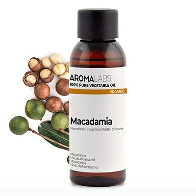 Aroma Labs - Macadamia - Olio Vegetale Biologico - Vergine e Certificato AB - 50 mL