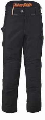 TSD Confection SARL Harpoon Alti Moleskine Bosseur - Nero - Dimensione 48-11280-007 Pantaloni