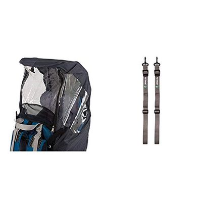 LittleLife Waterproof Rain Cover for All Child Carriers, Dark Grey