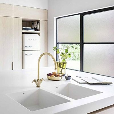 Ambiance - Rollo adhesivo para ventana (45 cm x 4 m), transparente