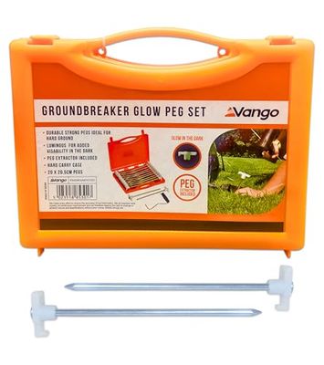 Vango Bodenbreaker Tentharingset, geel, één maat